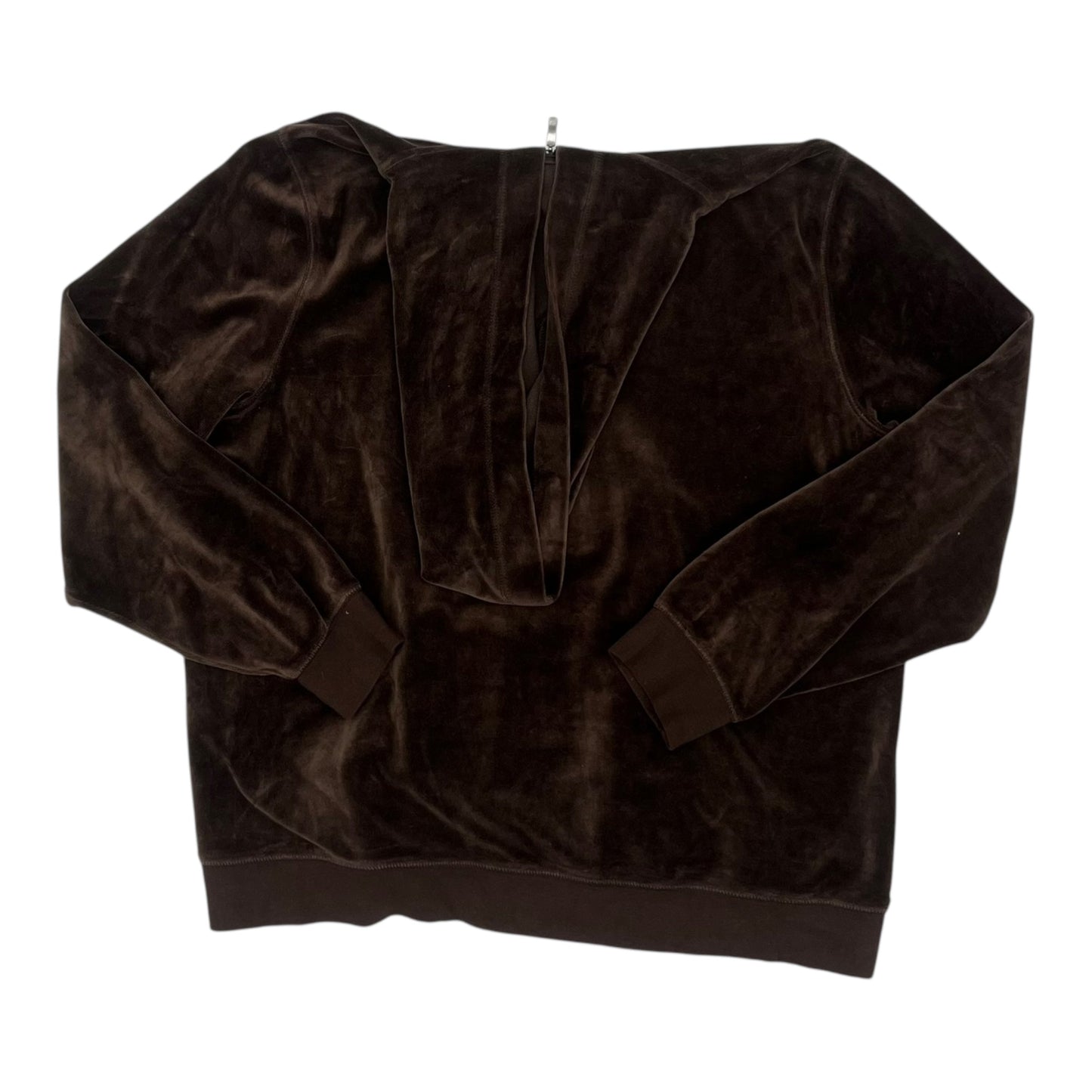 Sweatshirt Hoodie By Made For Life In Brown, Size:1X