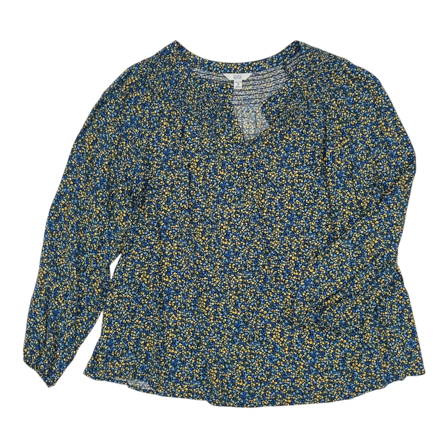 Blouse Ls By Croft And Barrow In Floral Print, Size:3X
