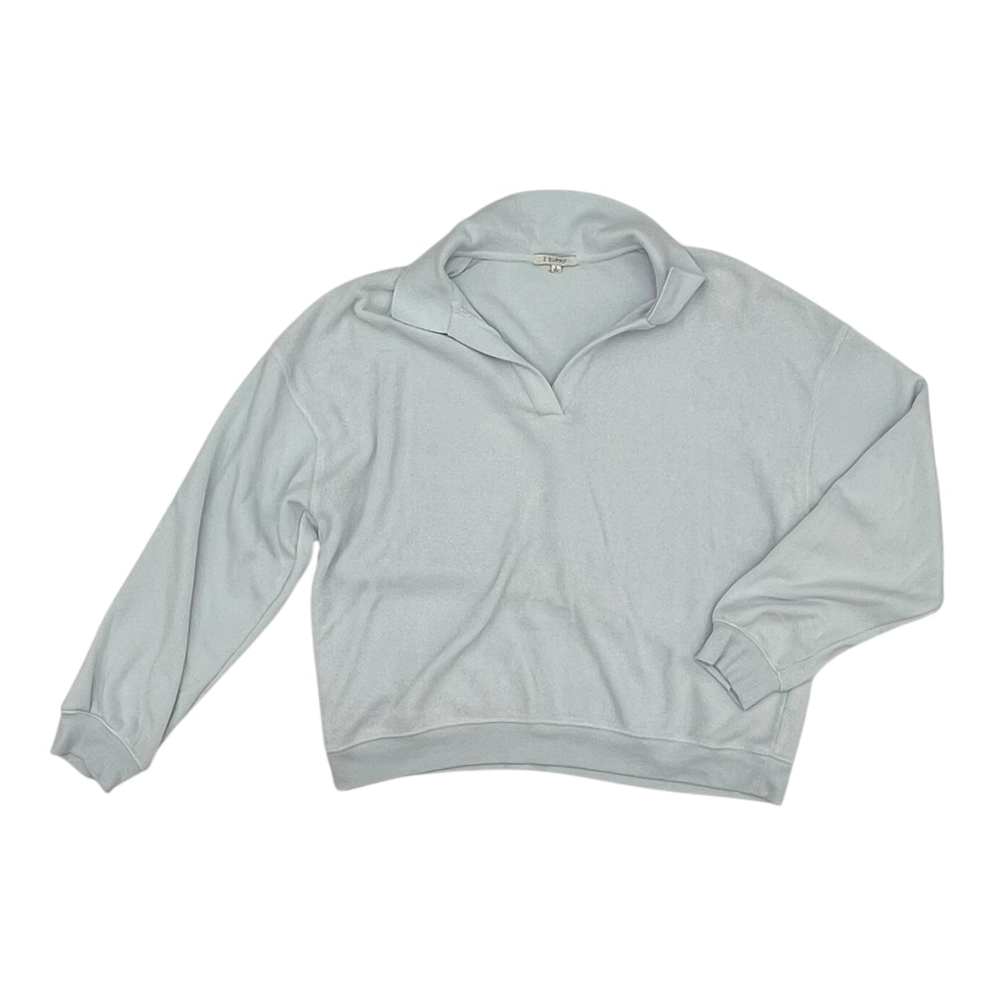 Sweatshirt Collar By Z Supply In Blue, Size:L