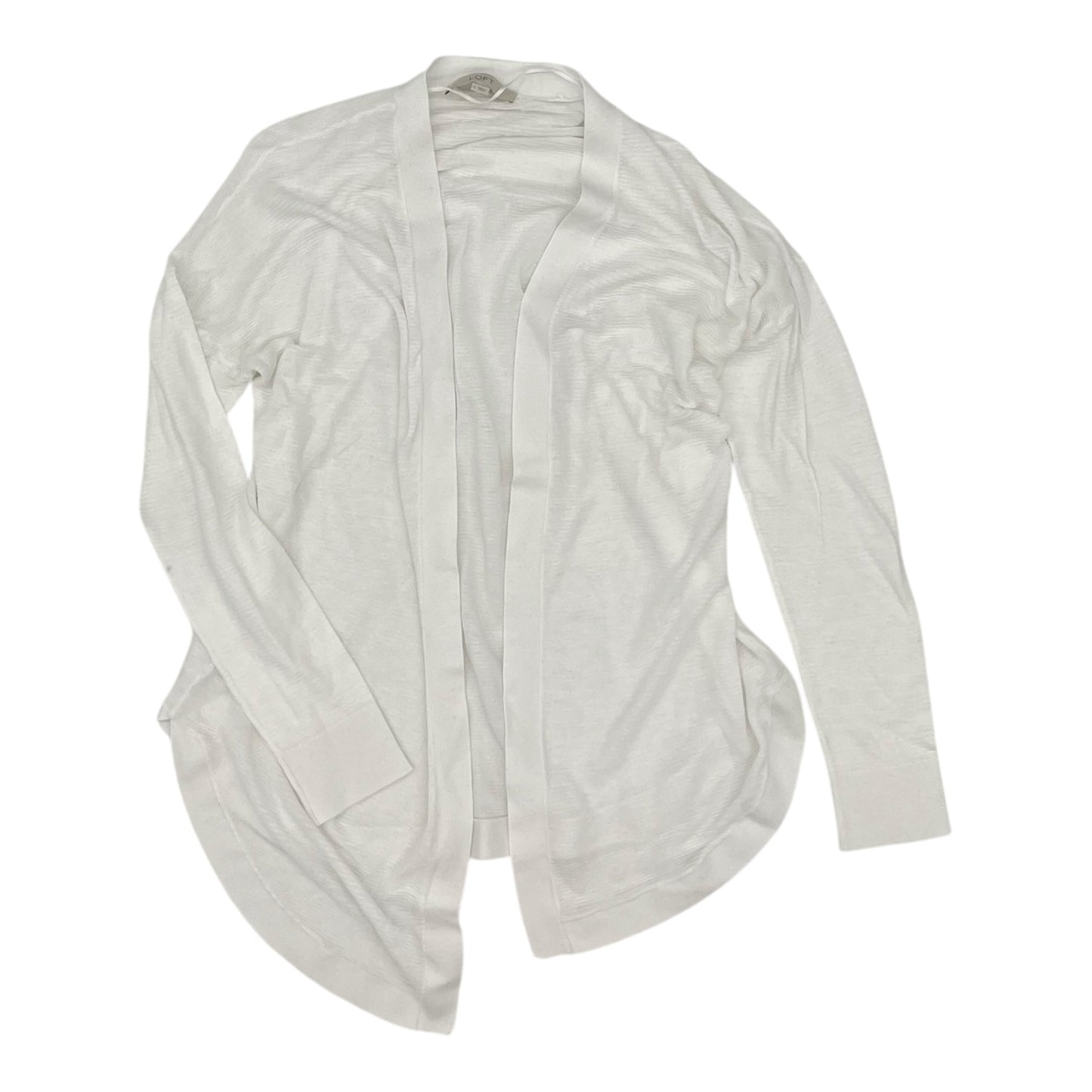 Cardigan By Loft In White, Size:L