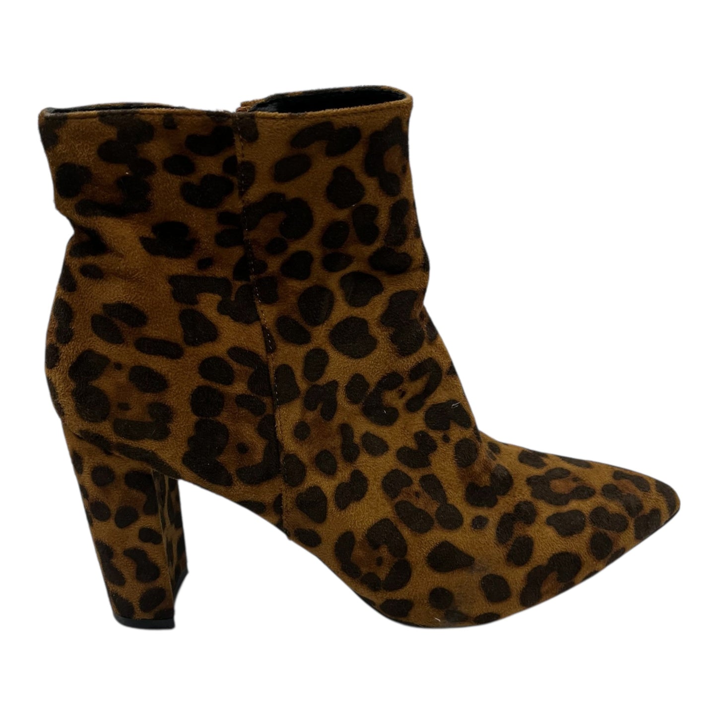 Boots Ankle Heels By Dream Pairs In Animal Print, Size:8