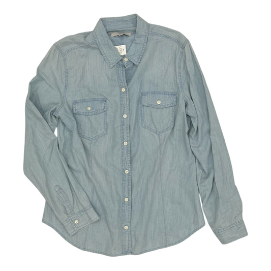 Top Ls By Loft In Blue, Size:L