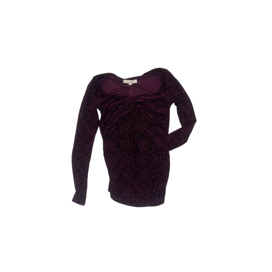 Top Ls By Loft In Purple, Size:M