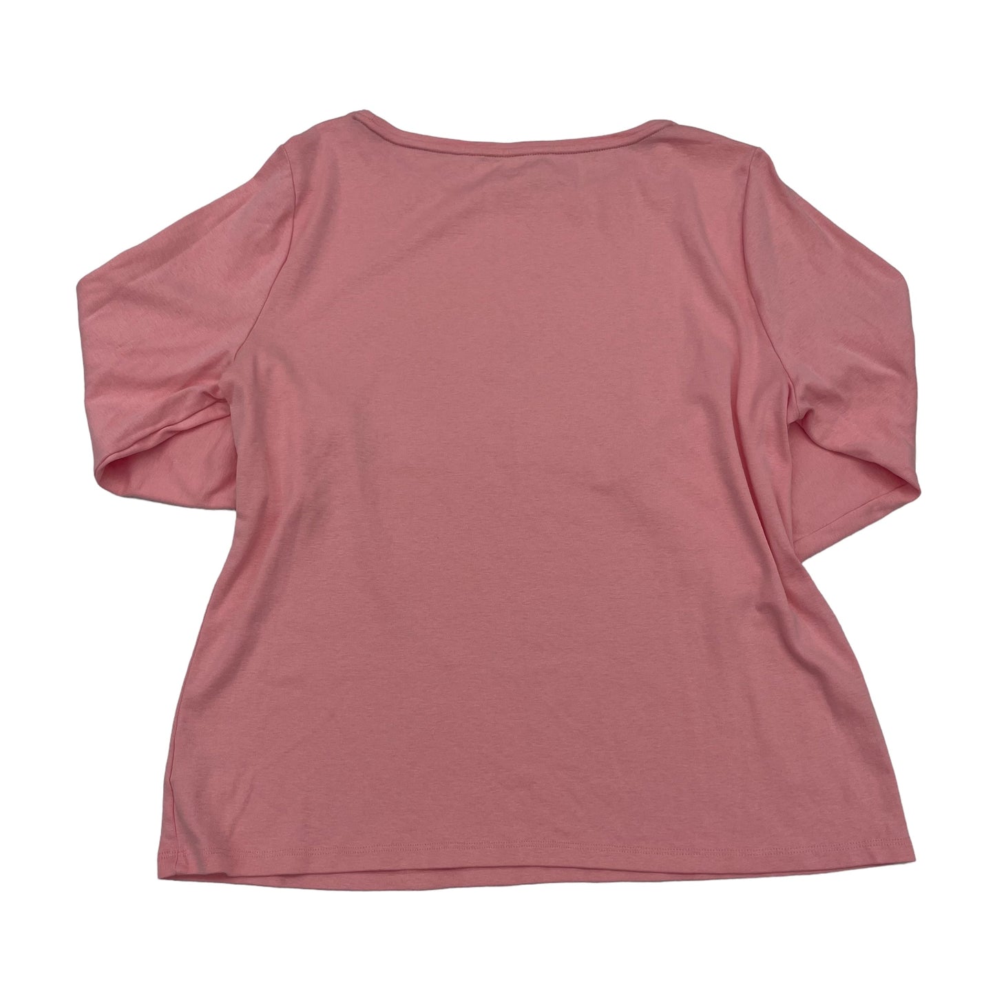 PINK TALBOTS TOP 3/4 SLEEVE, Size XL