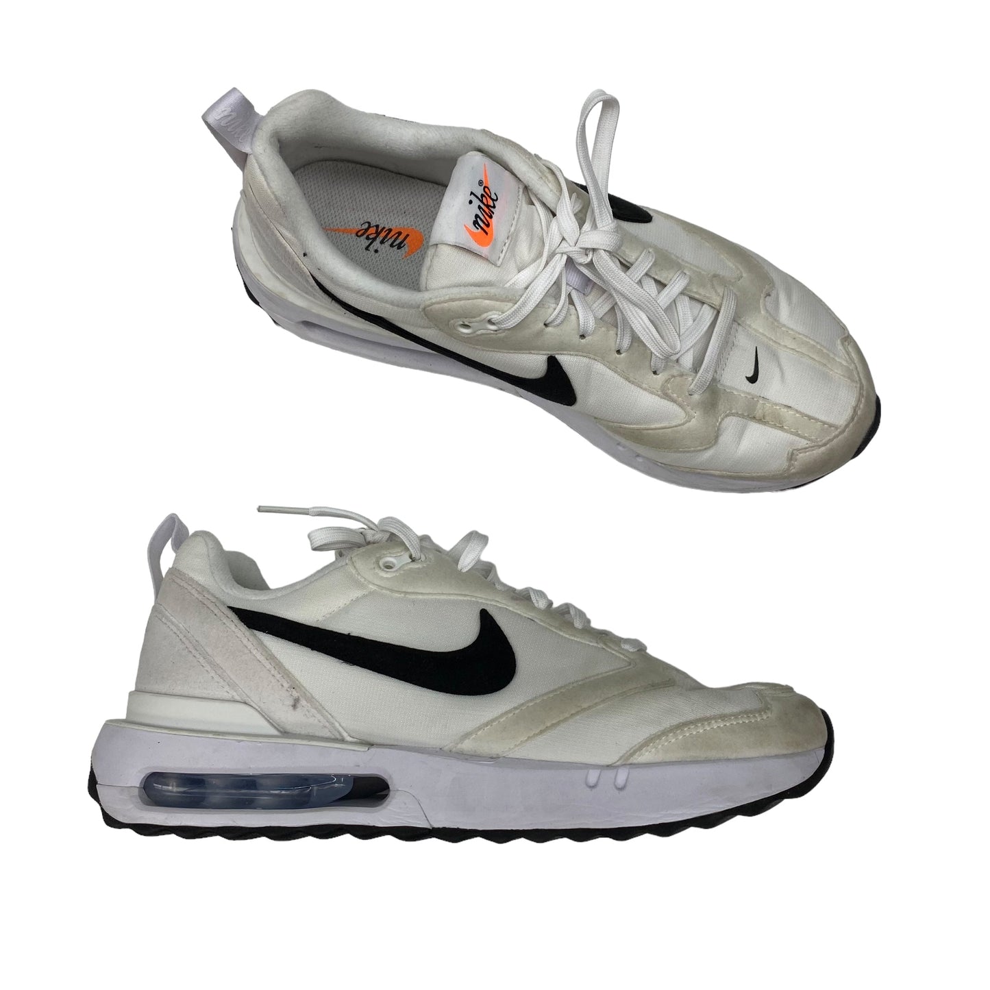 WHITE SHOES SNEAKERS by NIKE Size:8.5