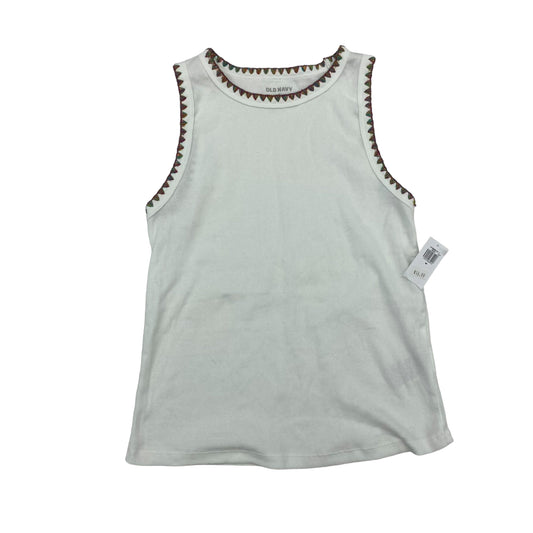 WHITE TANK TOP by OLD NAVY Size:M