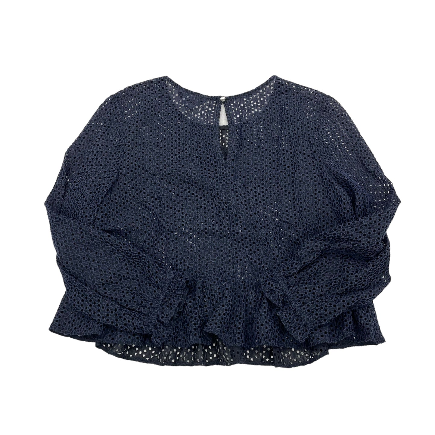 NAVY TOP LS by CLOTHES MENTOR Size:M