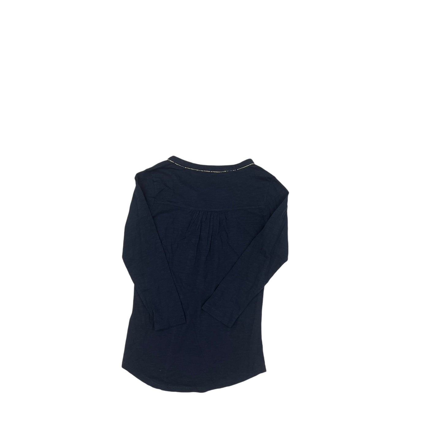 Top 3/4 Sleeve By Lucky Brand In Blue, Size:Xs