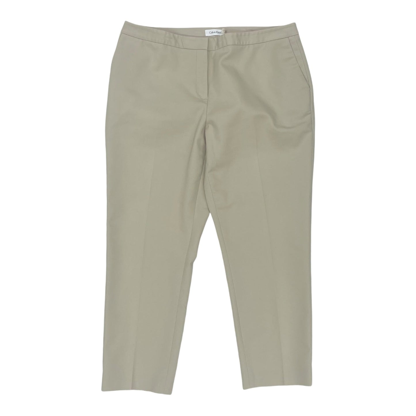 PANTS CHINOS & KHAKIS by CALVIN KLEIN In TAN, Size: 14