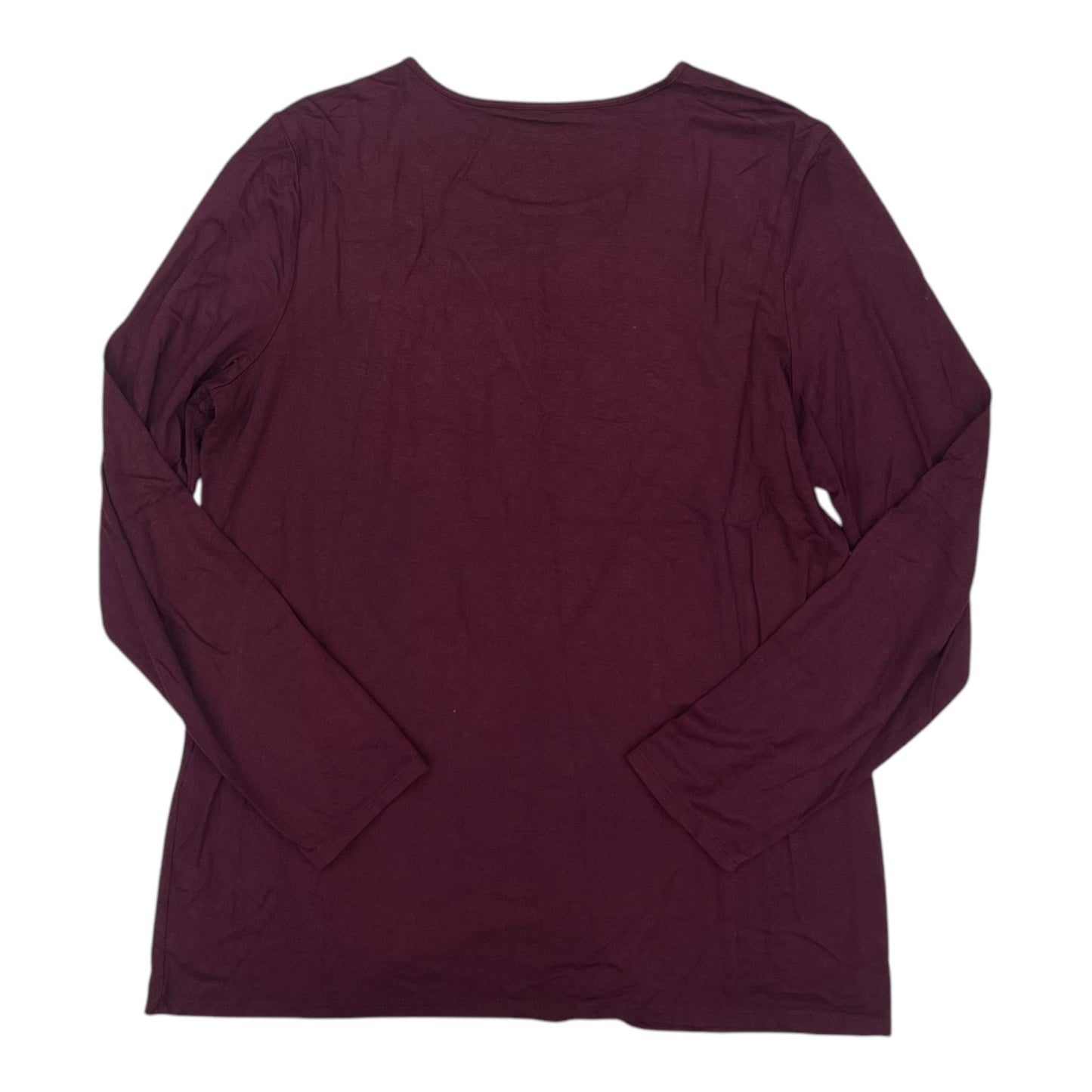 Top Ls Basic By Chicos In Purple, Size:L