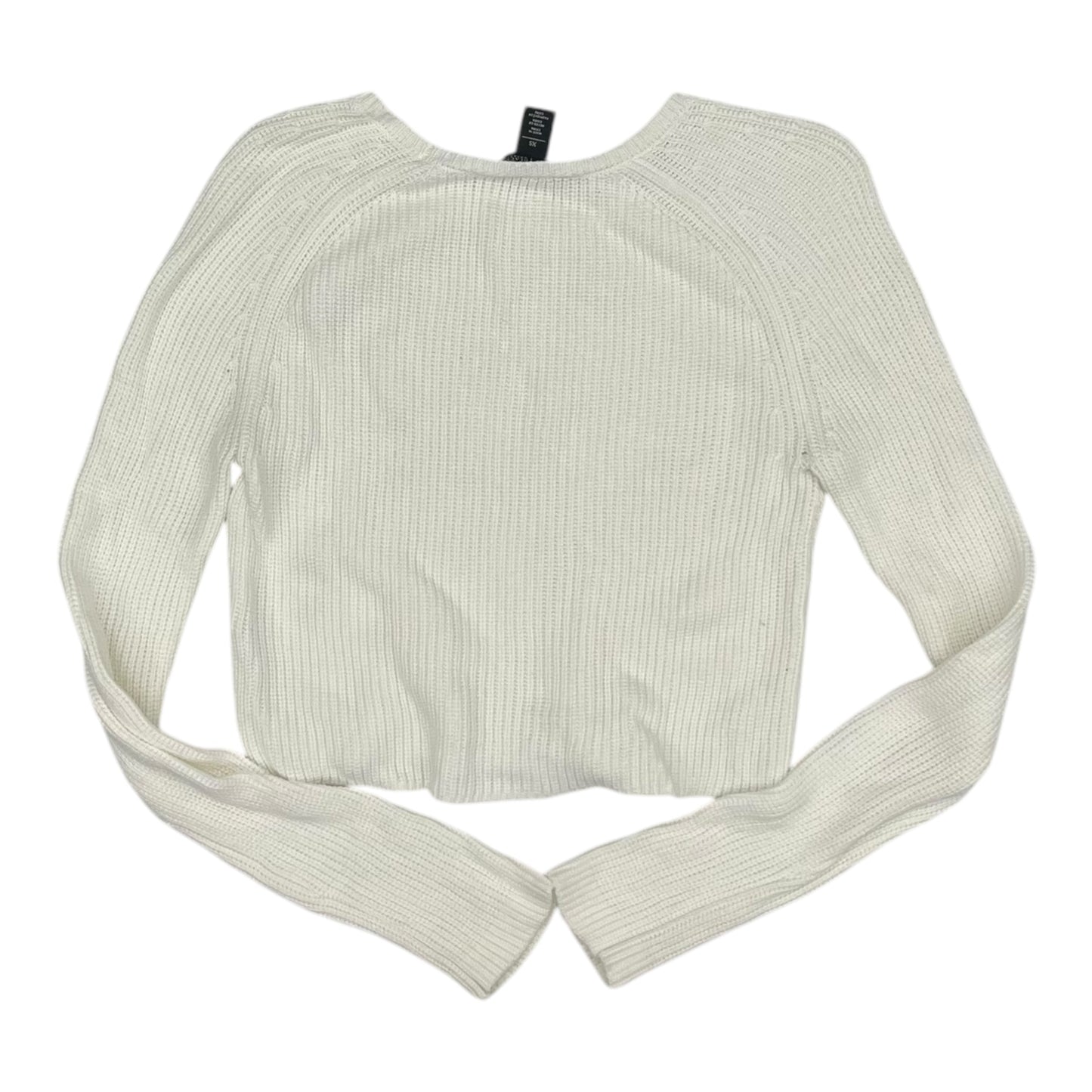 Sweater By White House Black Market In White & Yellow, Size:Xs