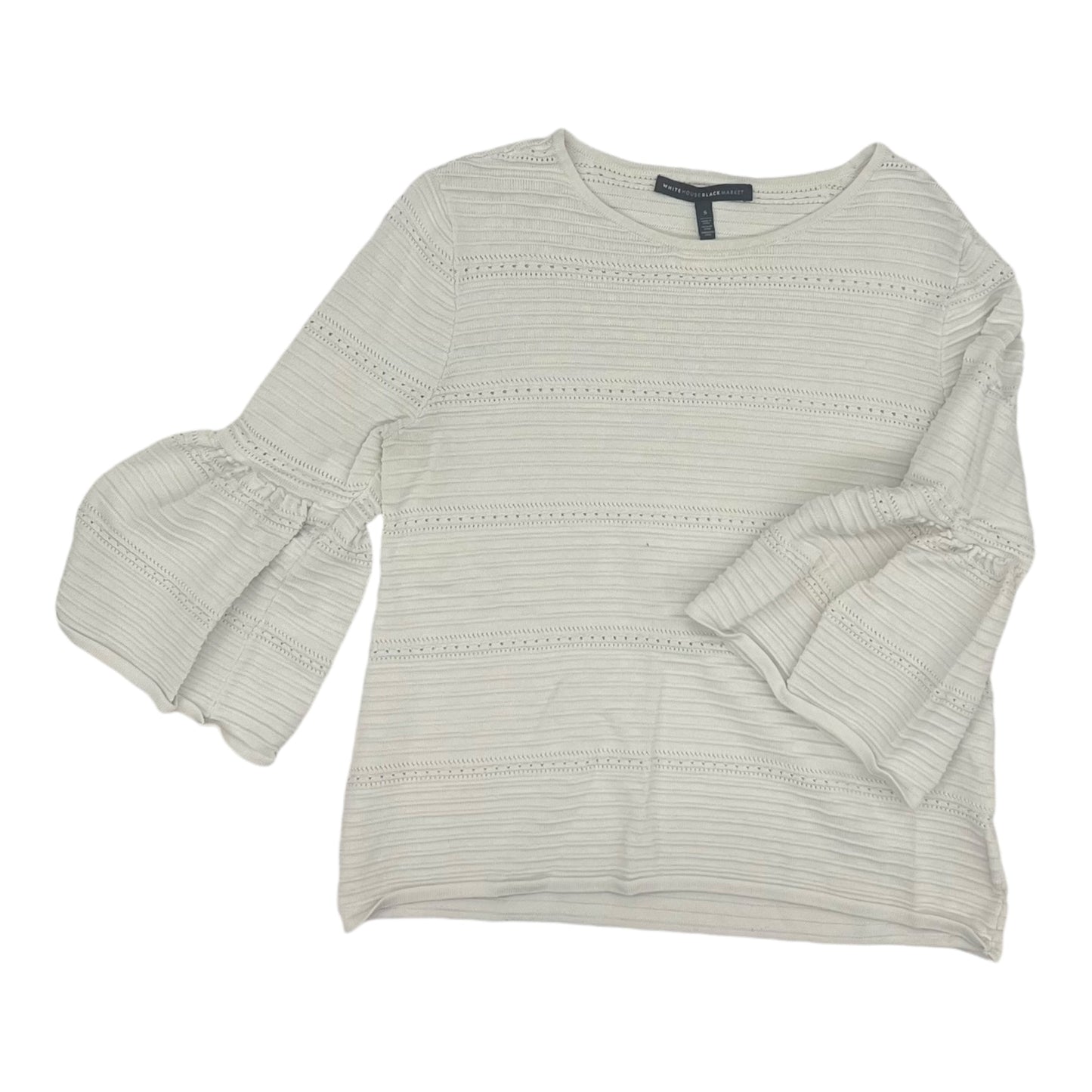 Sweater By White House Black Market In White, Size:S