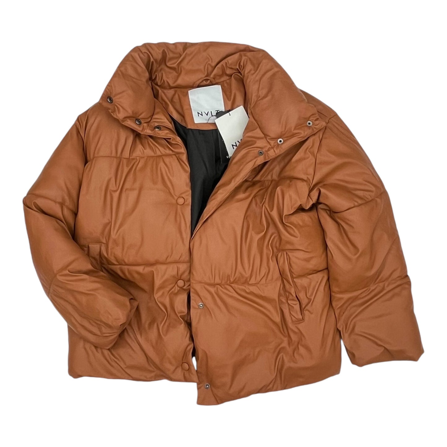 Coat Puffer & Quilted By Cmc In Brown, Size:L