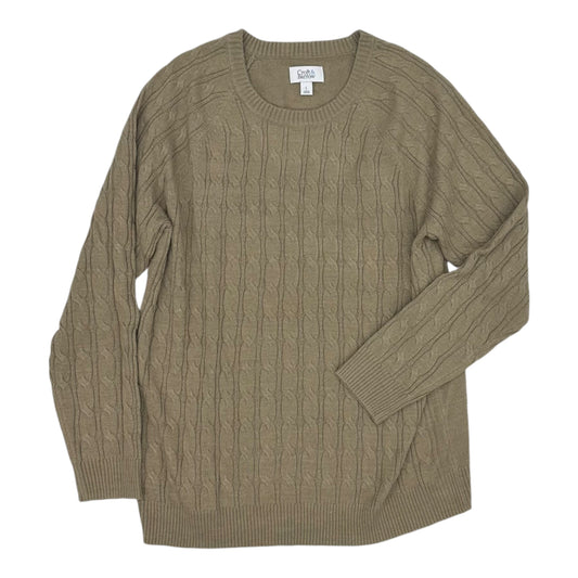 Sweater By Croft And Barrow In Tan, Size:L