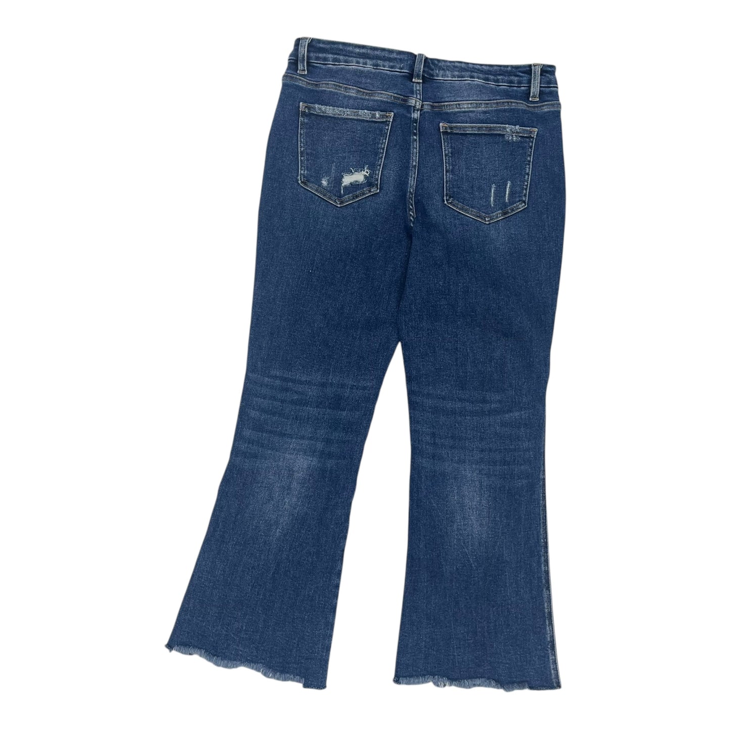 Jeans Flared By Flying Monkey In Blue Denim, Size:12