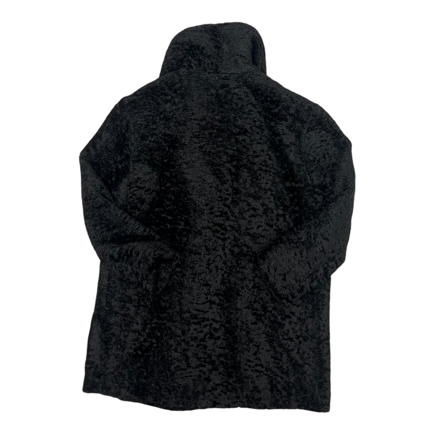 Coat Faux Fur & Sherpa By Divided In Black, Size:S