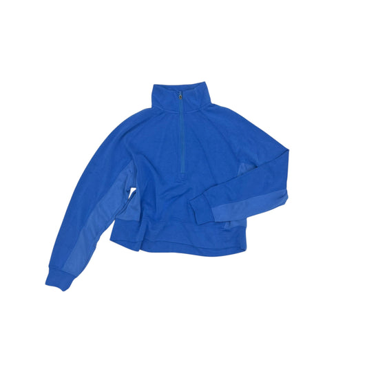 Athletic Top Ls Collar By Danskin In Blue, Size:M