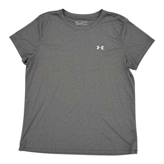 Athletic Top Ss By Under Armour In Grey, Size:Xxl