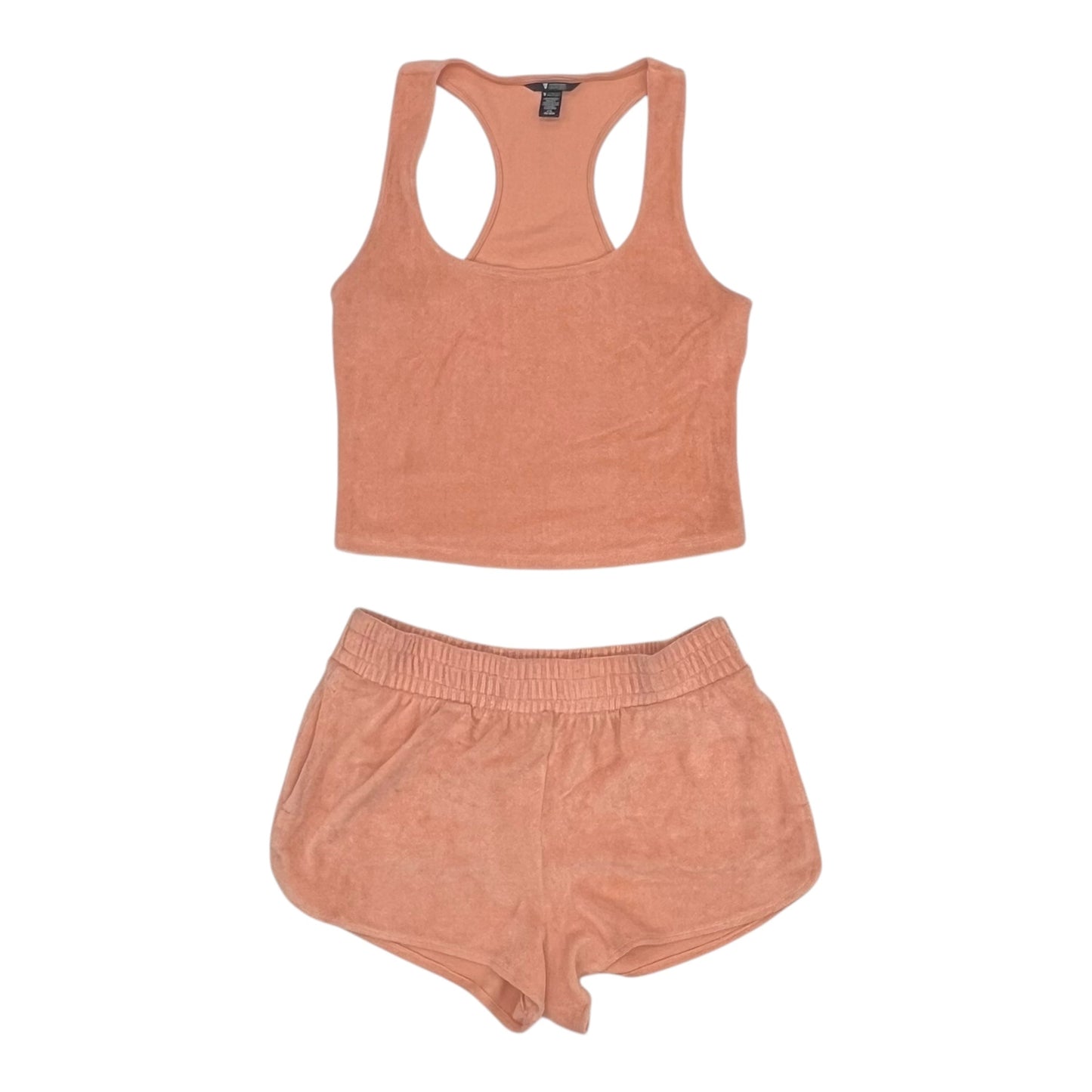 Lounge Set Shorts By Victorias Secret In Peach, Size:L