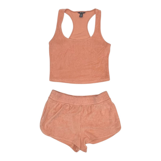 Lounge Set Shorts By Victorias Secret In Peach, Size:L