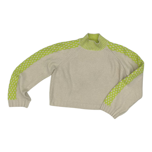 Sweater By Wild Fable In Cream & Green, Size:M