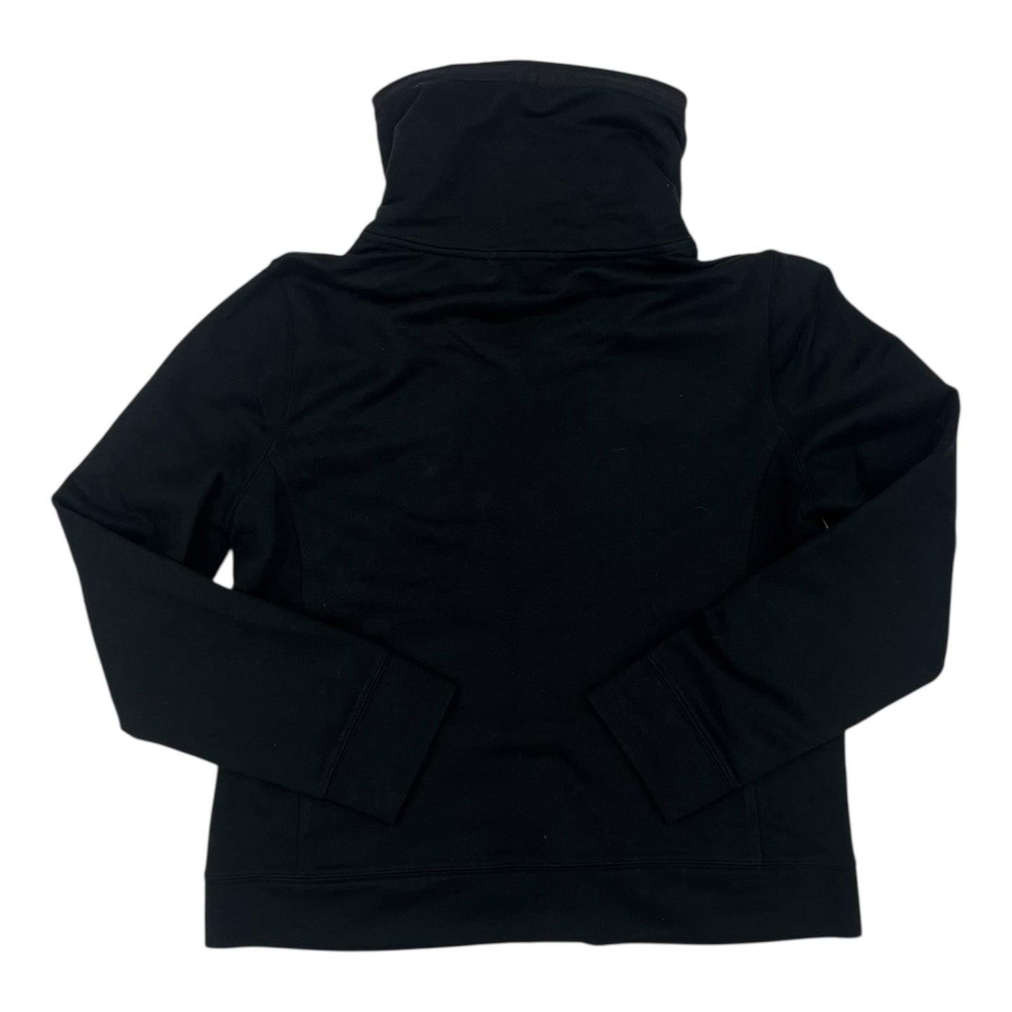Sweatshirt Collar By Lauren By Ralph Lauren In Black, Size:L