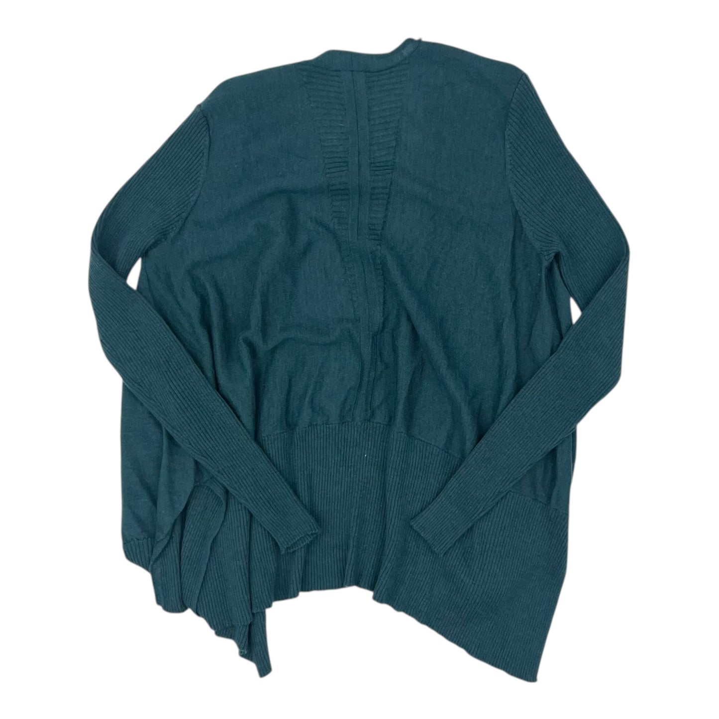 Sweater Cardigan By Eileen Fisher In Green, Size:S
