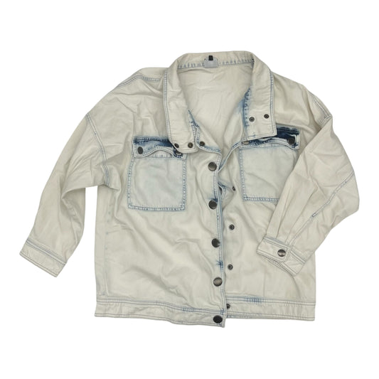 Jacket Denim By Cabi In Blue Denim, Size:S