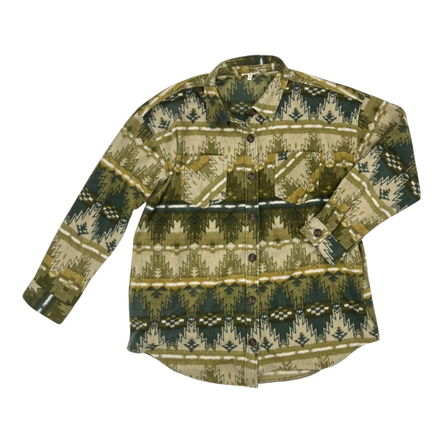 Top Ls By Maurices In Green, Size:L