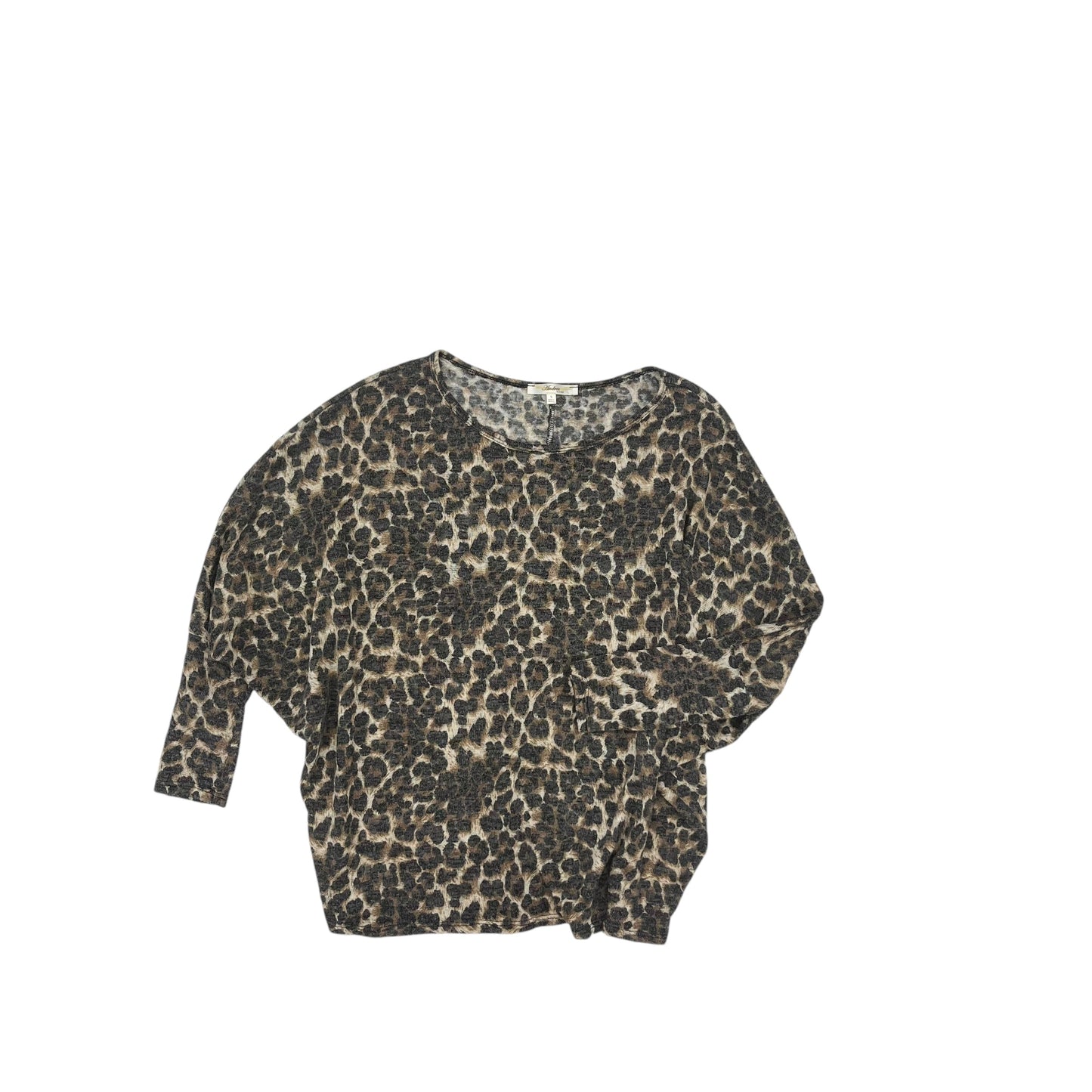 Top Ls By Andree By Unit In Animal Print, Size:S