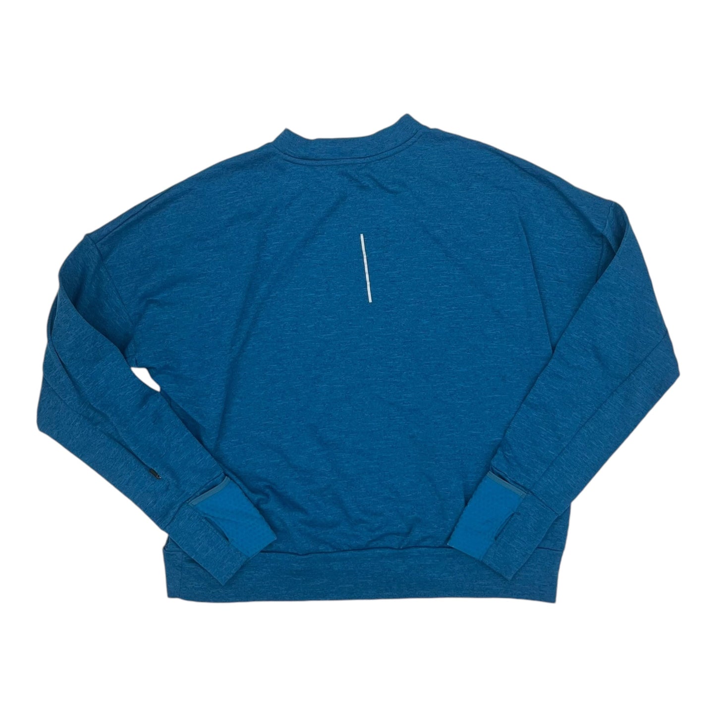 Athletic Top Ls Crewneck By Nike Apparel In Blue, Size:M