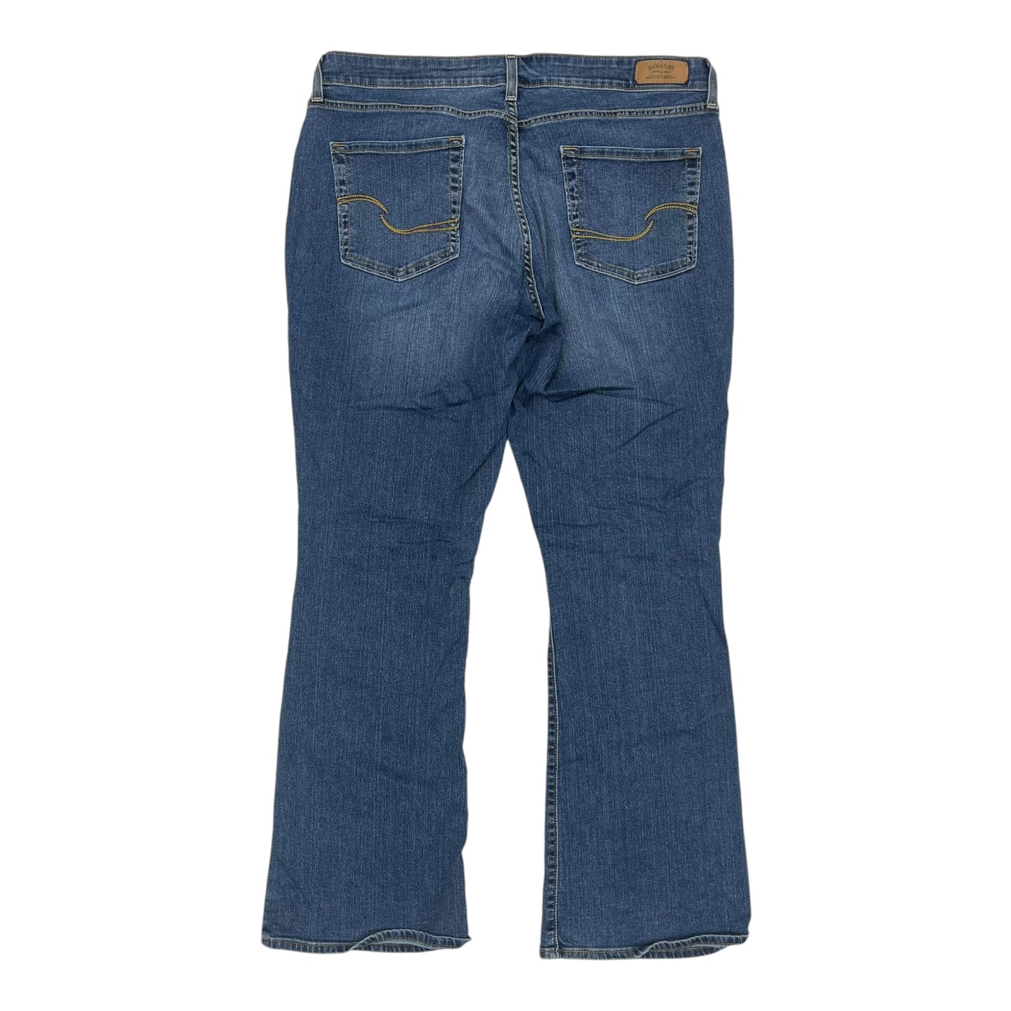 Jeans Boot Cut By Levis In Blue Denim, Size:20