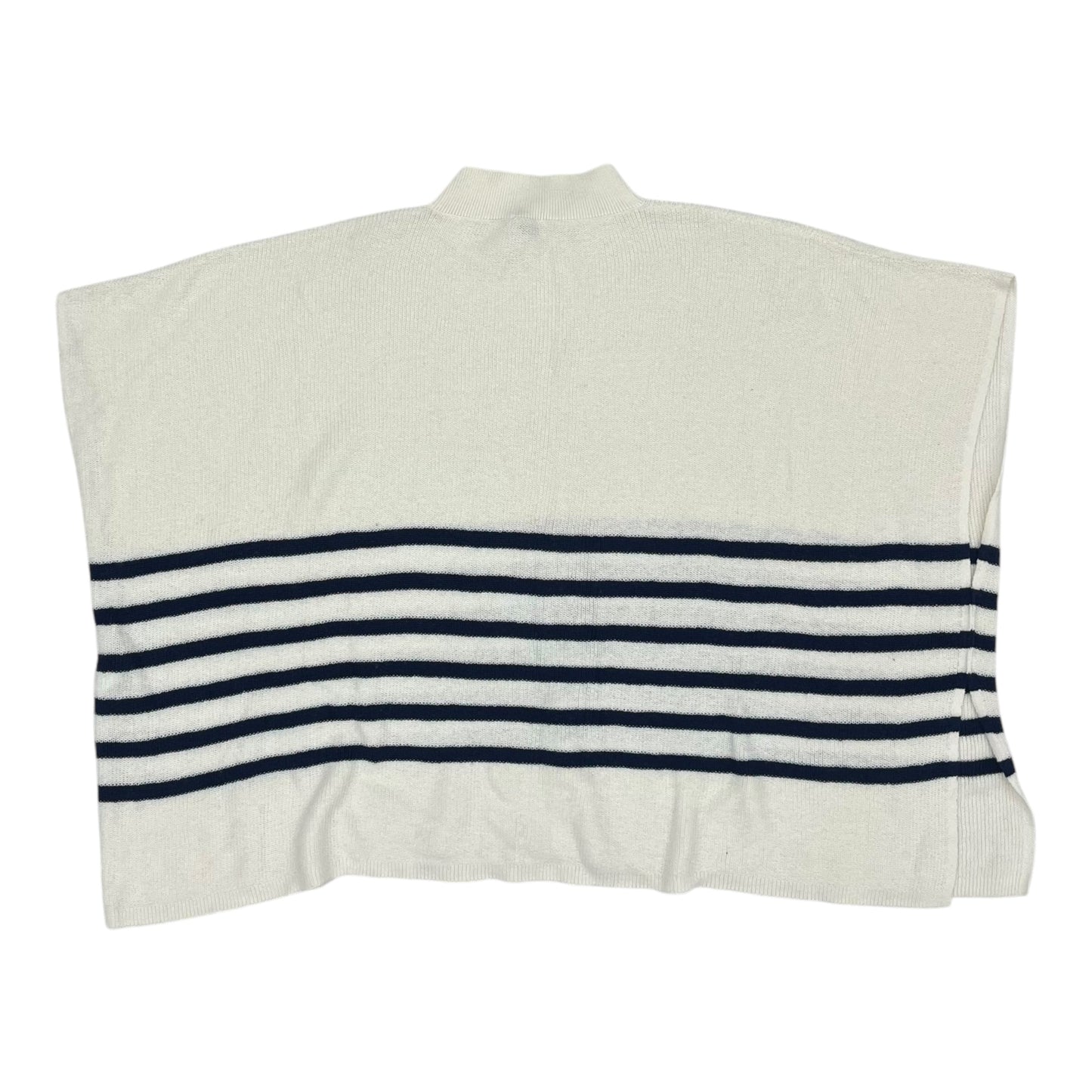 Sweater Ss By J. Crew In Blue & Cream, Size:Osfm