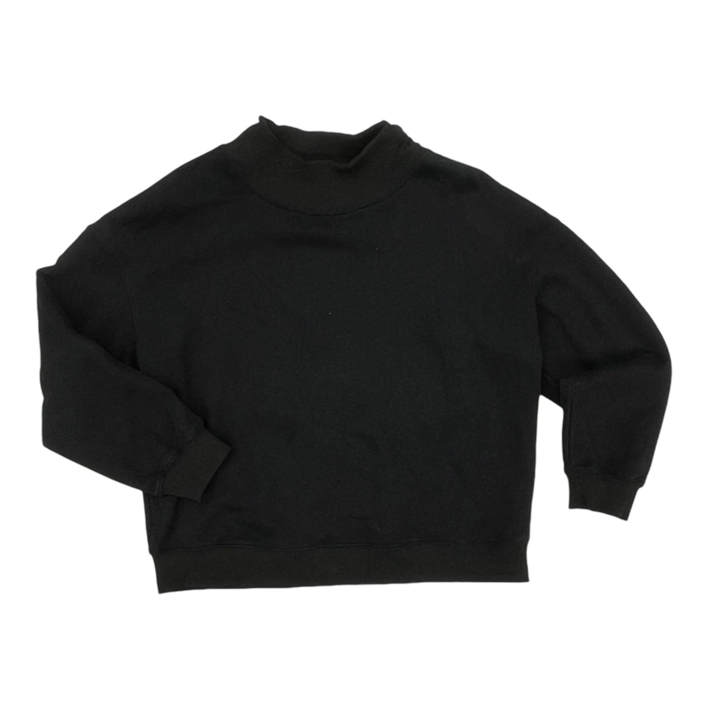 Sweatshirt Collar By Clothes Mentor In Black, Size:L