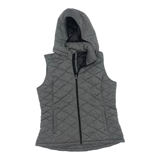 Vest Puffer & Quilted By Tek Gear In Grey, Size:L