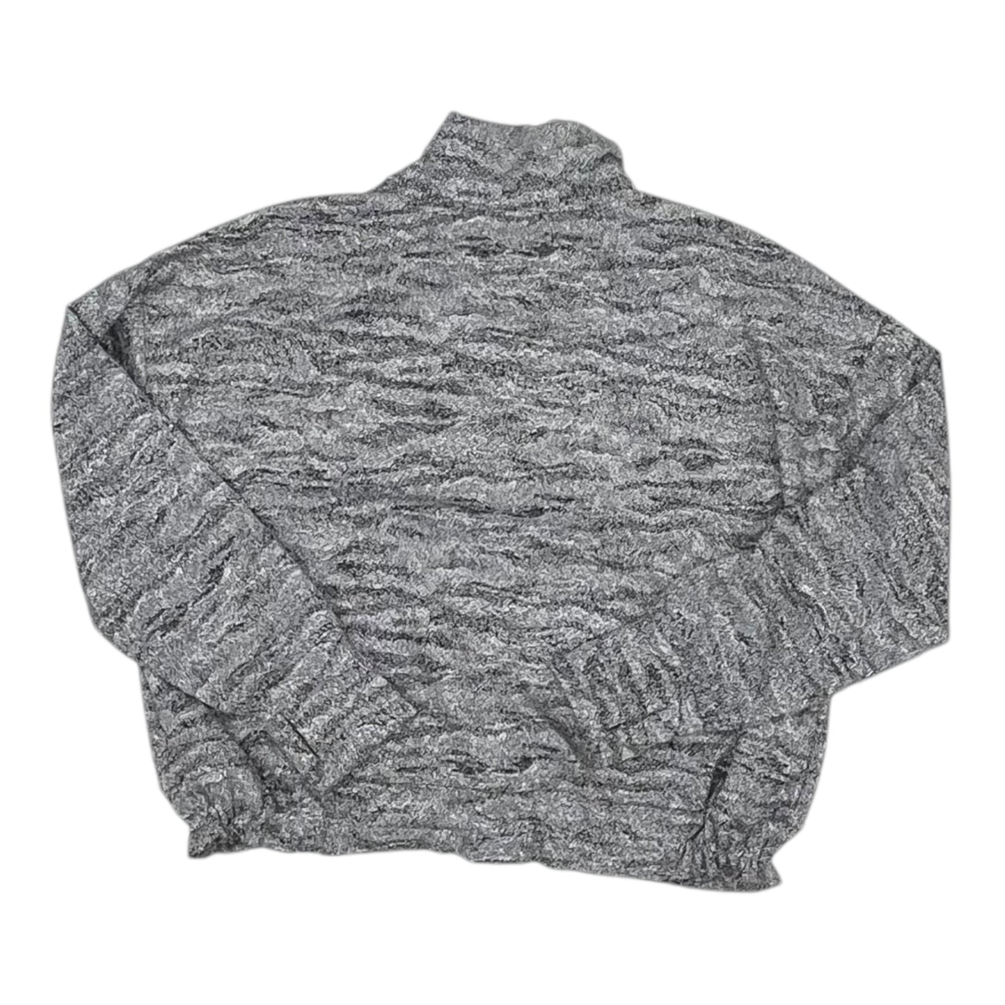 Athletic Top Ls Collar By Kyodan In Grey, Size:M