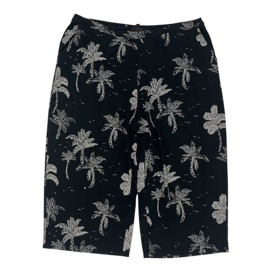 Pants Cropped By J. Jill In Black & White, Size:Xlp