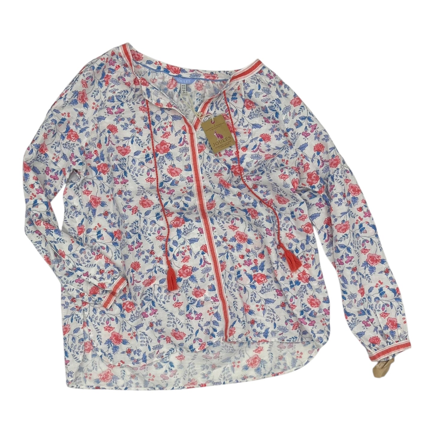 Top Ls By Joules In Blue & Red, Size:L