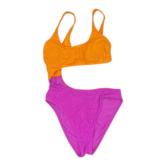 Swimsuit By Wild Fable In Orange & Pink, Size:S