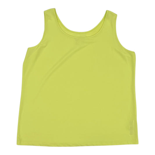 Tank Top By Chicos In Yellow, Size:L