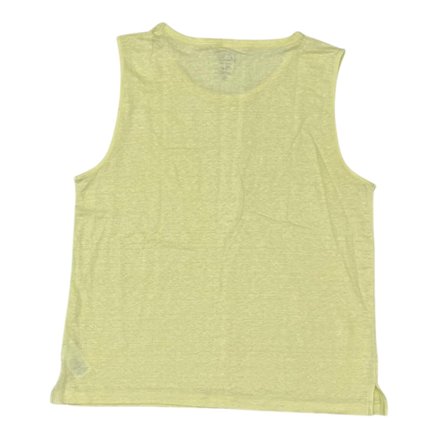 Tank Top By J. Crew In Yellow, Size:M