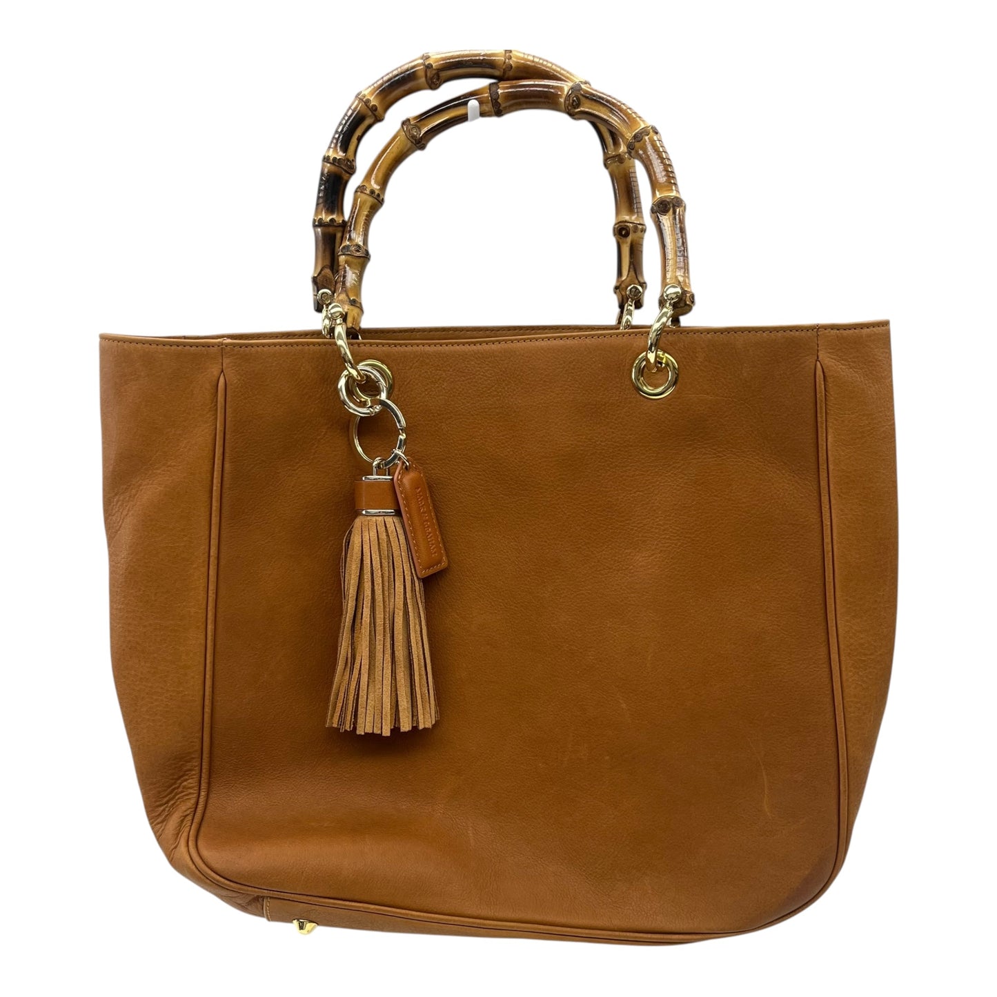 Tote Leather By Cma In Brown, Size:Large