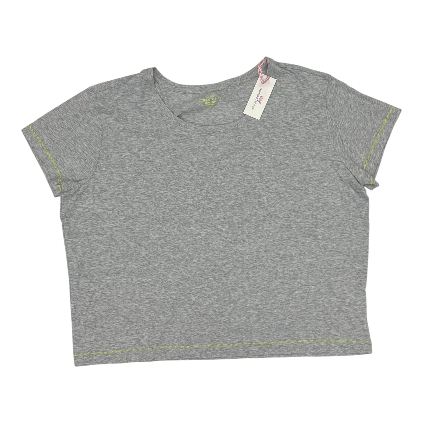 Top Ss By Vineyard Vines In Grey, Size:2X