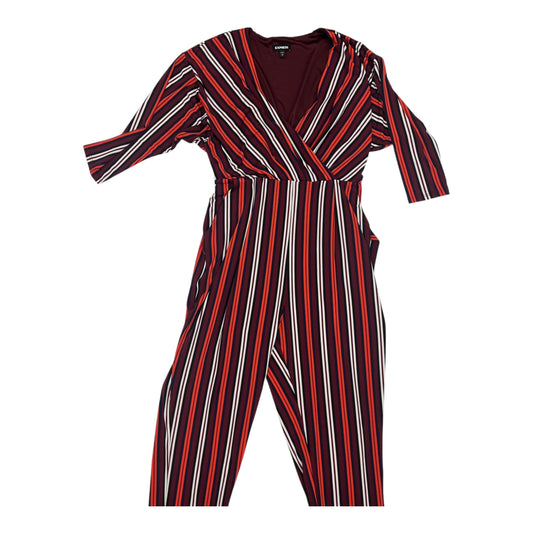 JUMPSUIT by EXPRESS in STRIPED PATTERN, Size:M