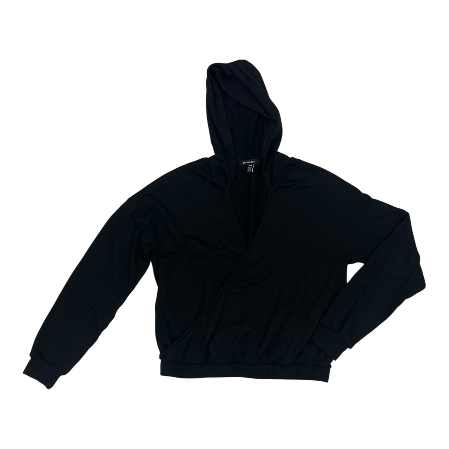 Athletic Sweatshirt Hoodie By Beyond Yoga In Black, Size:M