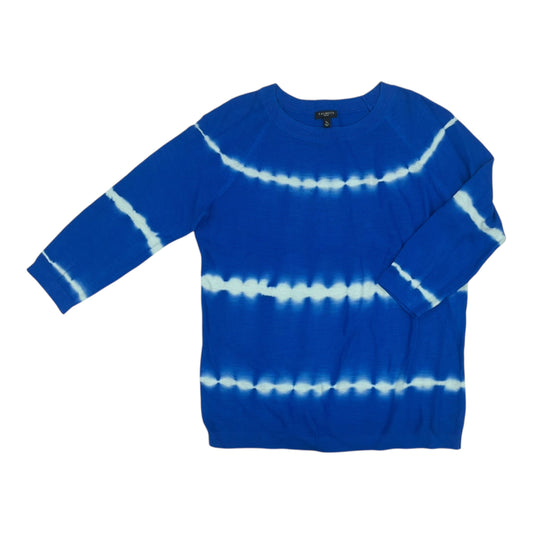 Sweater By Talbots In Blue & White, Size:Sp