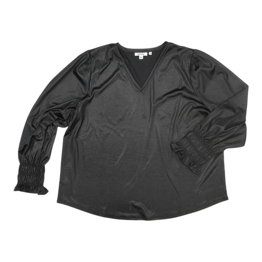Blouse Ls By Chicos In Black, Size:Xxl
