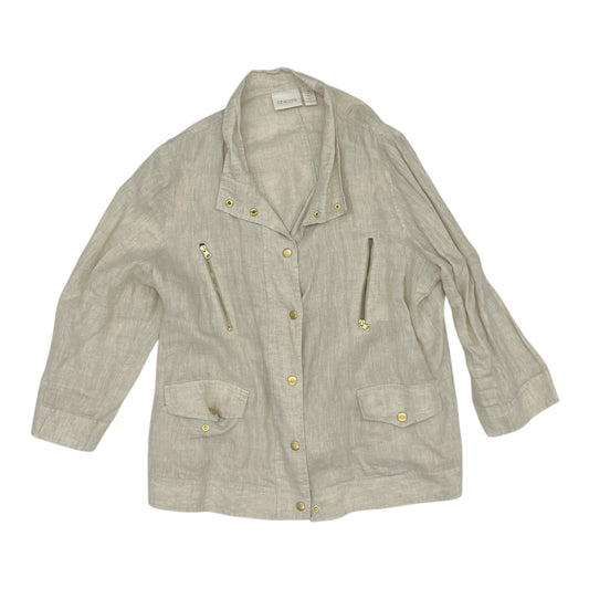 Blazer By Chicos In Cream, Size:L