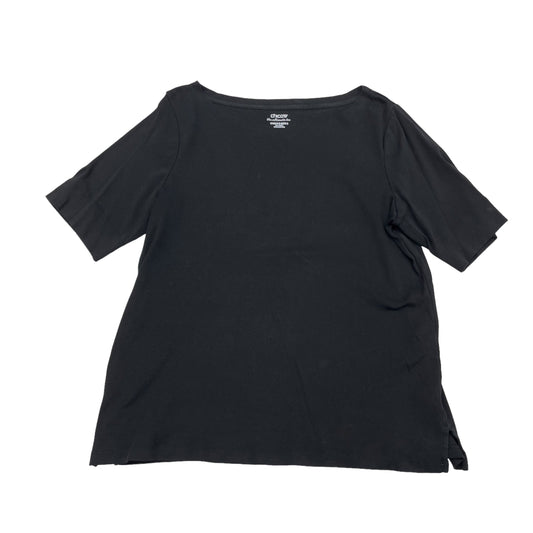 BLACK CHICOS TOP SS BASIC, Size L