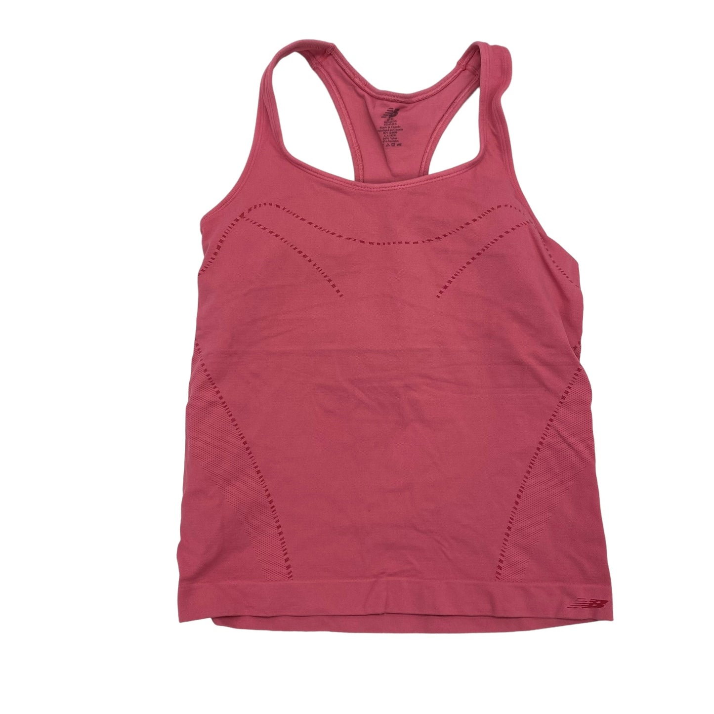 PINK ATHLETIC TANK TOP by NEW BALANCE Size:M